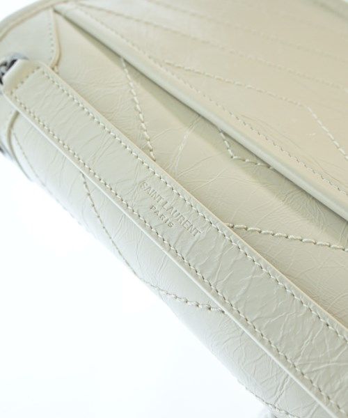 Saint Laurent Paris Shoulder Bag Off-white