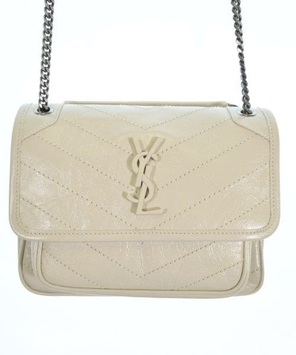Saint Laurent Paris Shoulder Bag Off-white