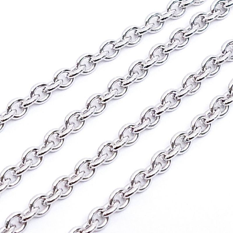 Cartier 18K White Gold Forsa Chain Necklace