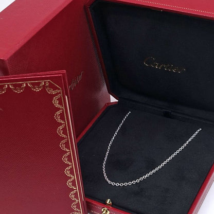 Cartier 18K White Gold Forsa Chain Necklace