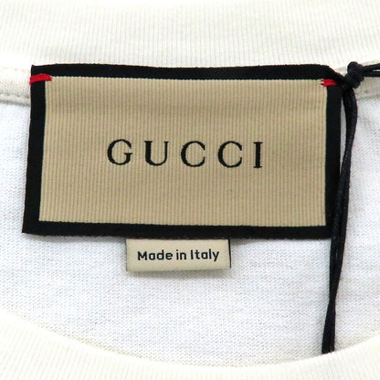 Gucci Interlocking Stripe Logo Print T-Shirt White XS Short Sleeve