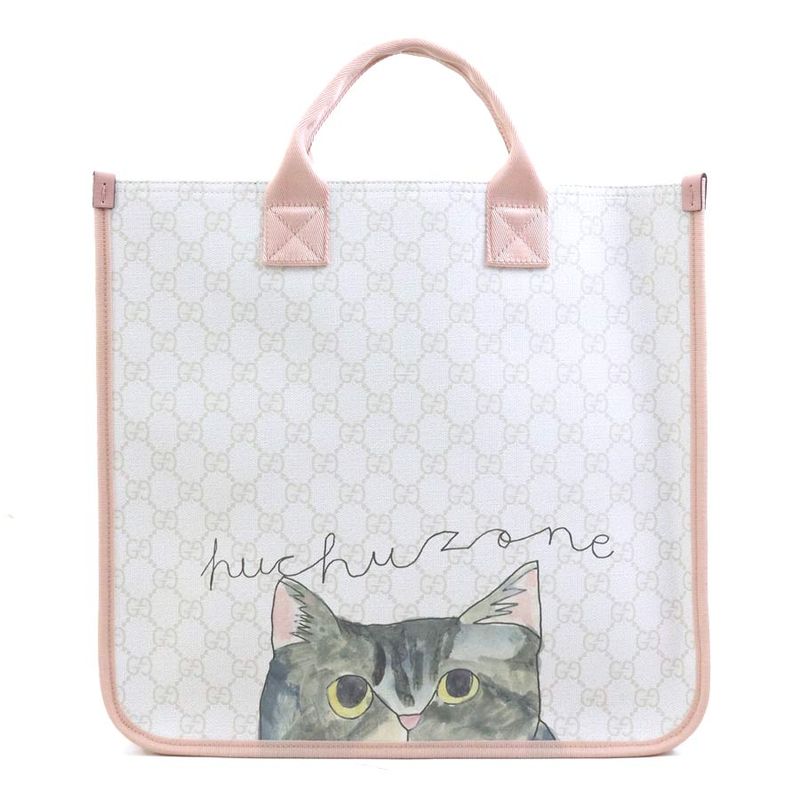Gucci Handbag Canvas White