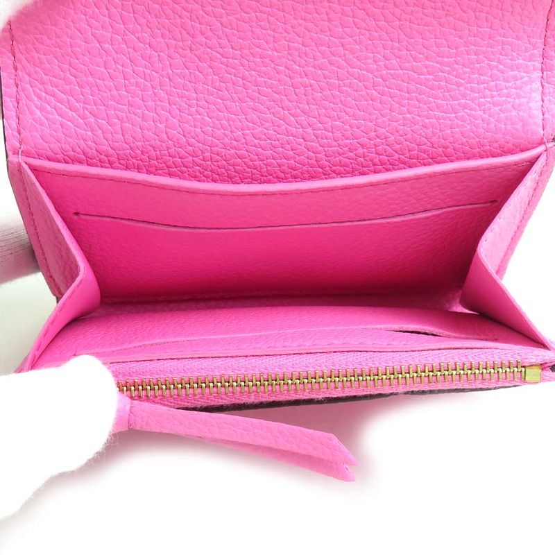 Louis Vuitton Compact Wallet Coin Case Monogram Empreinte Porte Monnaie Rosali