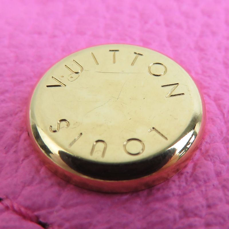 Louis Vuitton Compact Wallet Coin Case Monogram Empreinte Porte Monnaie Rosali