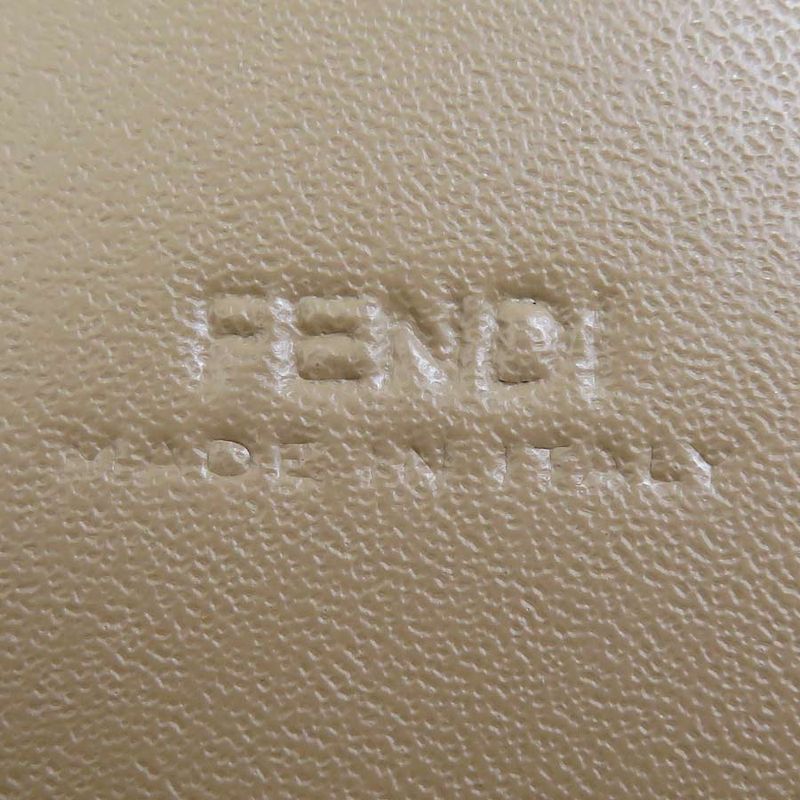 Fendi Phone Pouch Leather Beige