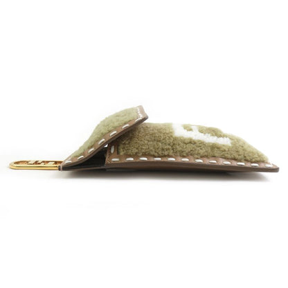 Fendi Phone Pouch Leather Beige