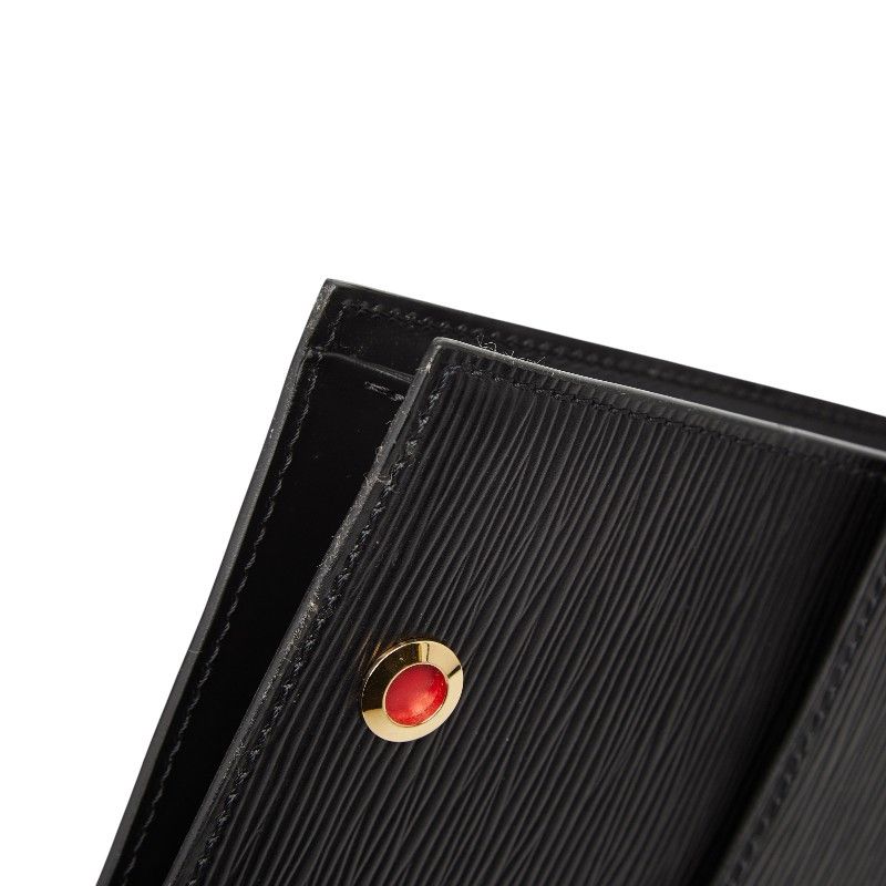Louis Vuitton Epi Hublot Shoulder Bag Clutch 2-Way Black Leather
