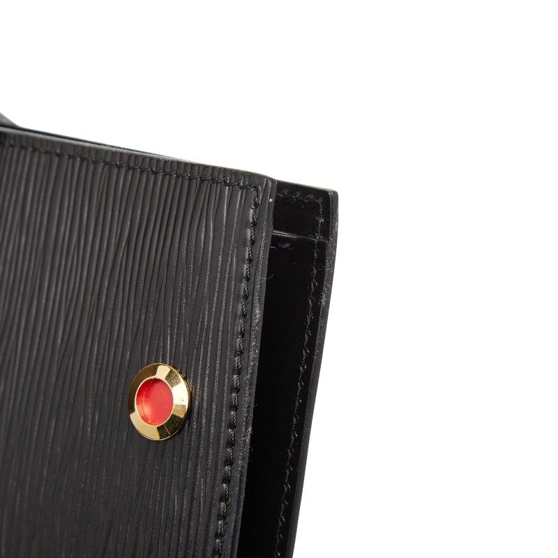 Louis Vuitton Epi Hublot Shoulder Bag Clutch 2-Way Black Leather