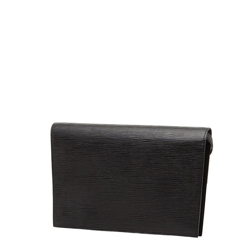 Louis Vuitton Epi Hublot Shoulder Bag Clutch 2-Way Black Leather