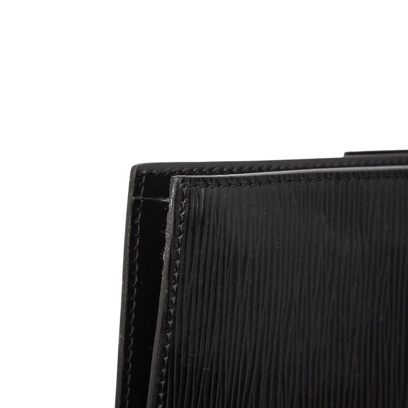 Louis Vuitton Epi Hublot Shoulder Bag Clutch 2-Way Black Leather