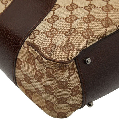 Gucci GG Canvas Tote Brown Beige