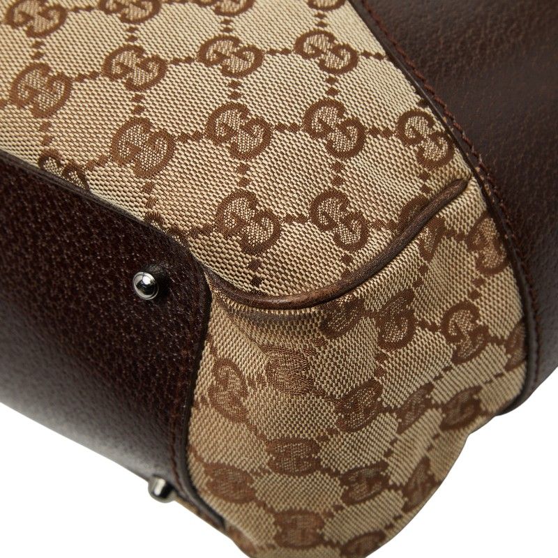 Gucci GG Canvas Tote Brown Beige
