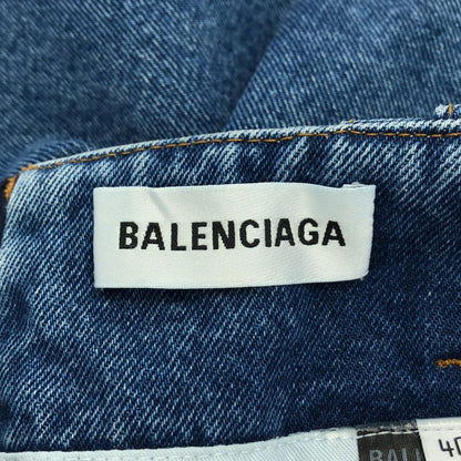 Balenciaga Reconstructed Mermaid Denim Skirt Indigo Indigo Blue