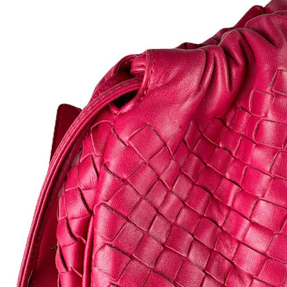 Bottega Veneta Crossbody Shoulder Bag Magenta Serial Number: