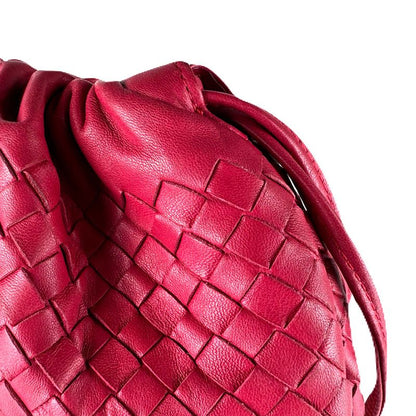 Bottega Veneta Crossbody Shoulder Bag Magenta Serial Number: