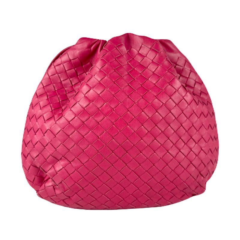 Bottega Veneta Crossbody Shoulder Bag Magenta Serial Number: