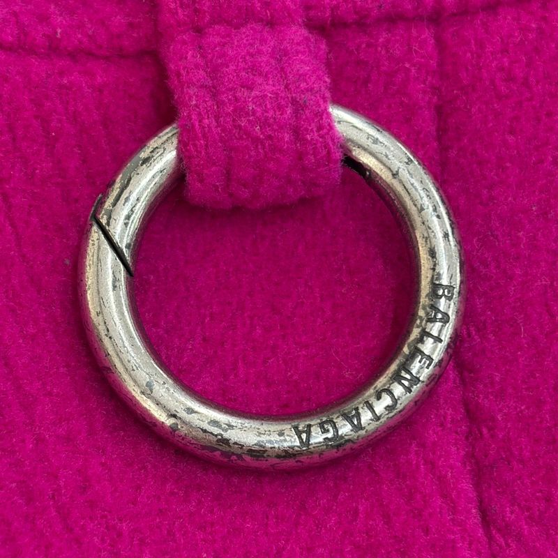 Balenciaga Ring Wool Skirt Pink 36