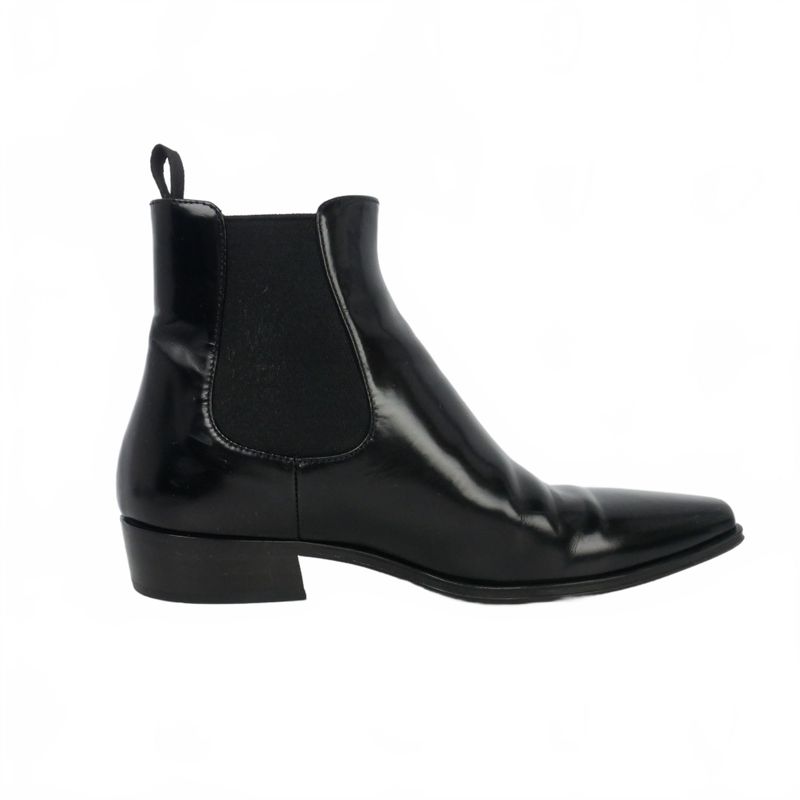 Prada Side Logo Chelsea Boots Short 35.5
