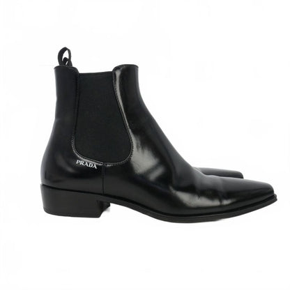 Prada Side Logo Chelsea Boots Short 35.5