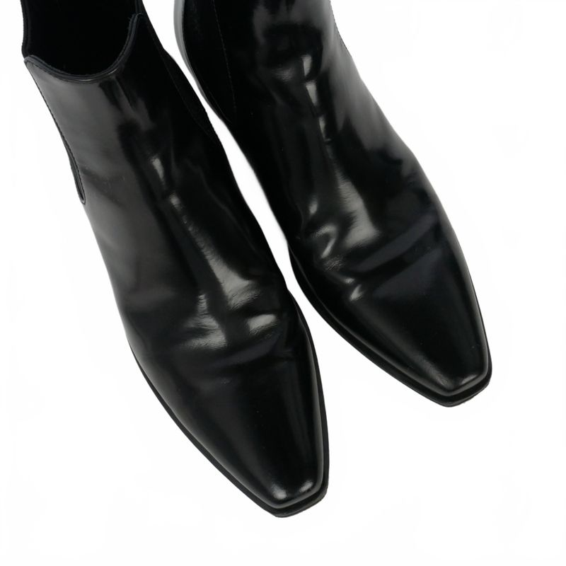 Prada Side Logo Chelsea Boots Short 35.5