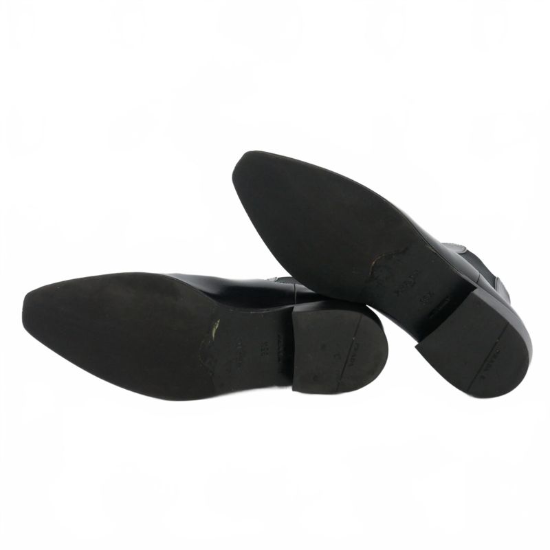 Prada Side Logo Chelsea Boots Short 35.5