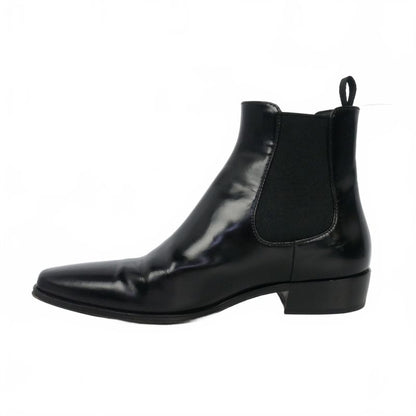 Prada Side Logo Chelsea Boots Short 35.5
