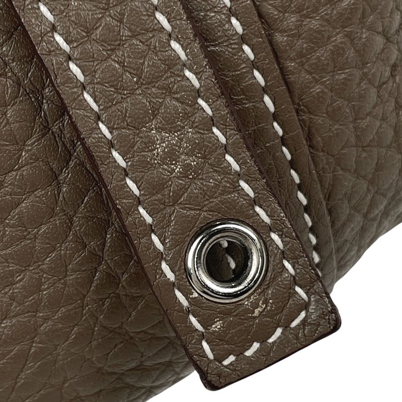 Hermes Picotin Lock PM Mini Bag Taurillon Clemence Etoupe