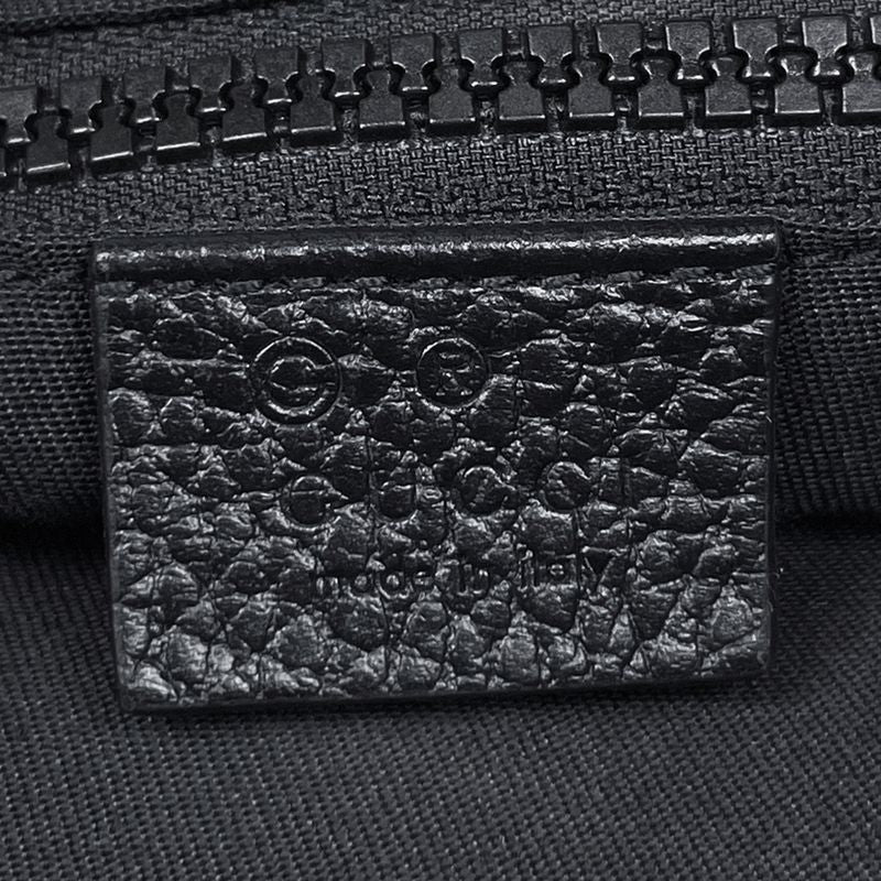 Gucci GG Pattern Shoulder Bag Crossbody Nylon Black