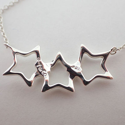 Tiffany & Co. 925 Triple Star Necklace