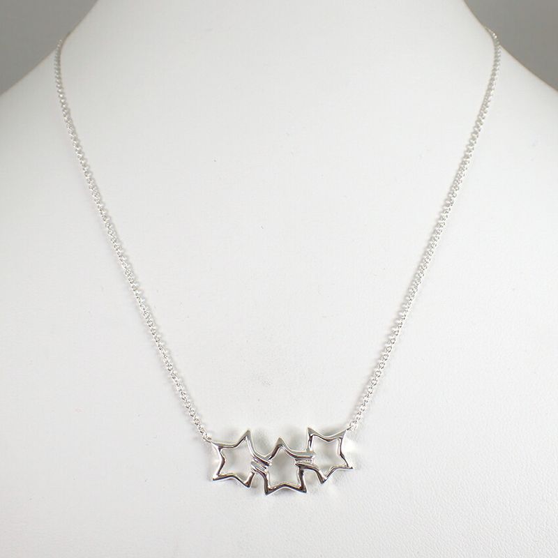 Tiffany & Co. 925 Triple Star Necklace