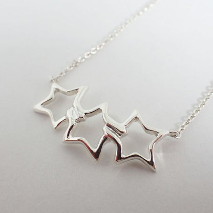 Tiffany & Co. 925 Triple Star Necklace