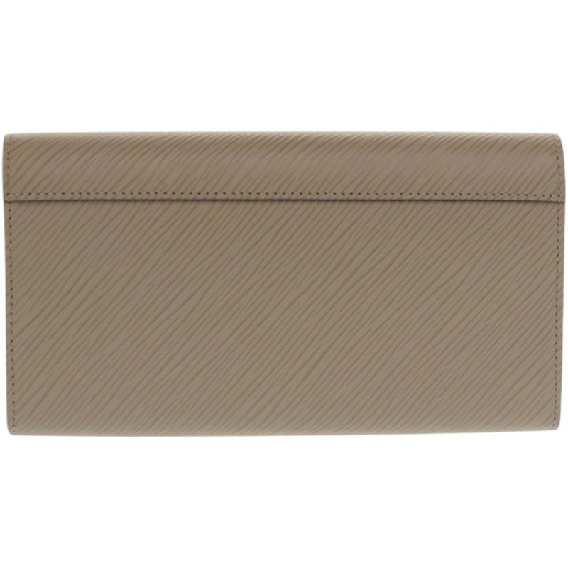 Louis Vuitton Portefeuille Twist Epi Leather Beige Bifold Wallet