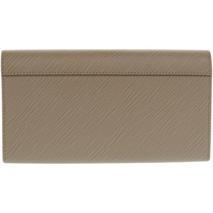 Louis Vuitton Portefeuille Twist Epi Leather Beige Bifold Wallet