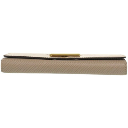 Louis Vuitton Portefeuille Twist Epi Leather Beige Bifold Wallet
