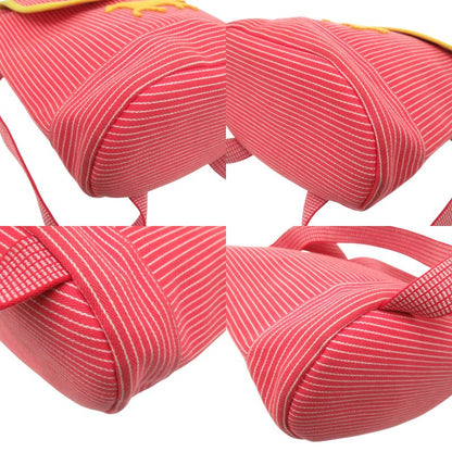 Hermes Striped Kavalkara Kids Horse Cotton Red Backpack Red Yellow