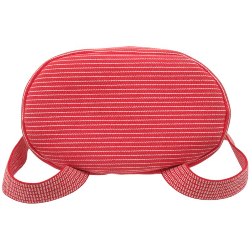 Hermes Striped Kavalkara Kids Horse Cotton Red Backpack Red Yellow