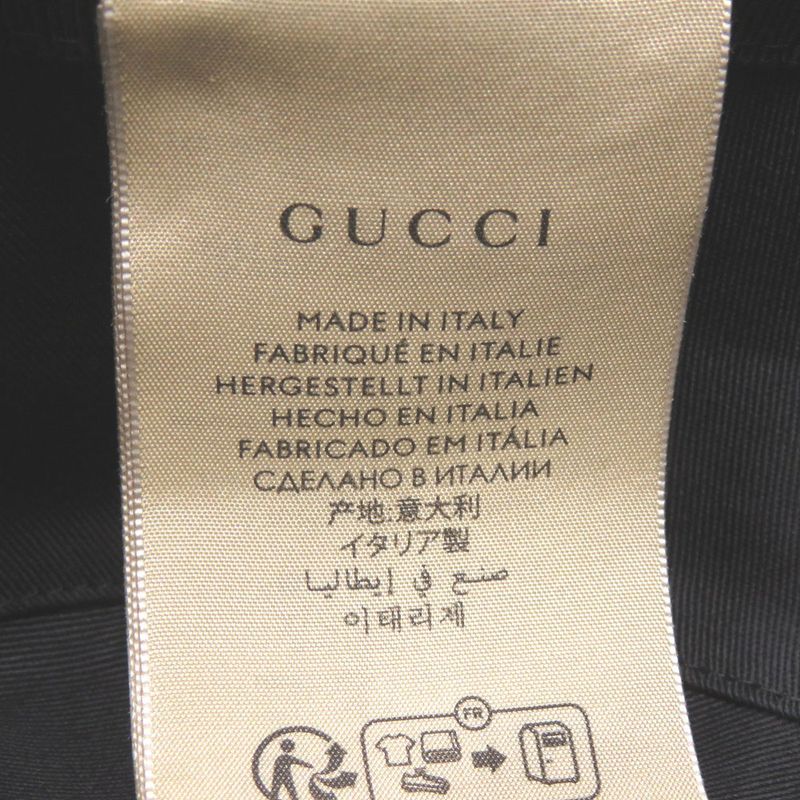 Gucci Pikarar Kawaii Baguette Hat M Shiba Inu Black Blue X Pink