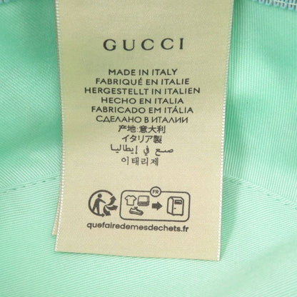 Gucci Kawaii Printed Bucket Hat Shiba Inu Banana XS Cotton Mint Green White X Yellow