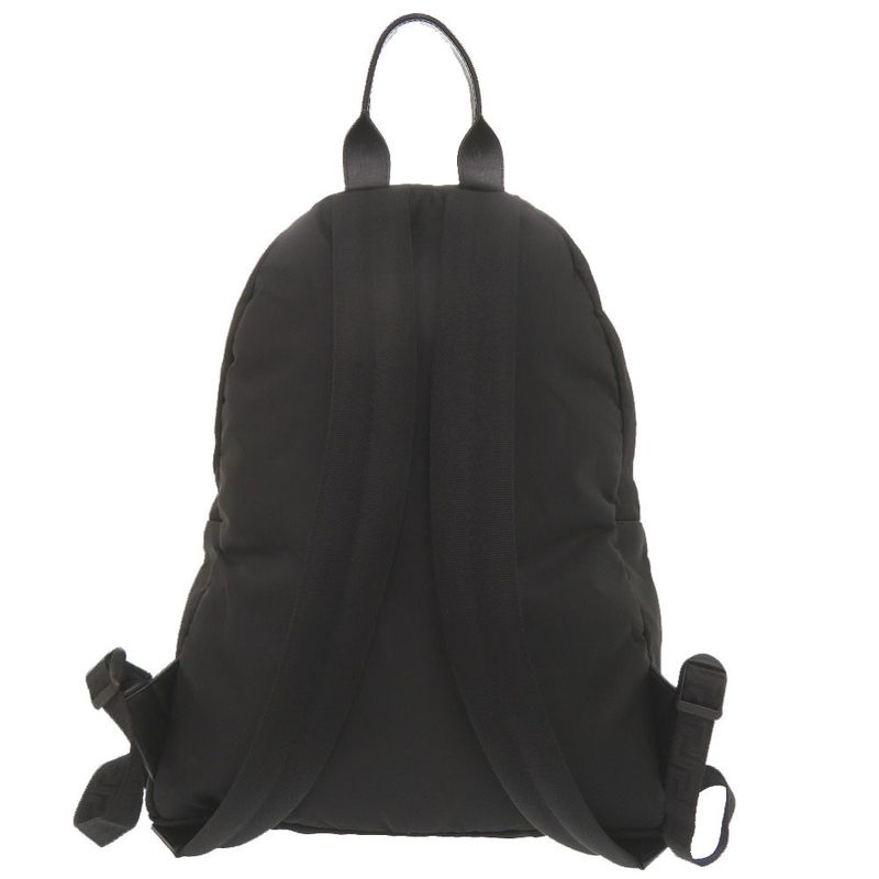 Versace Gianni Logo Nylon Black Backpack