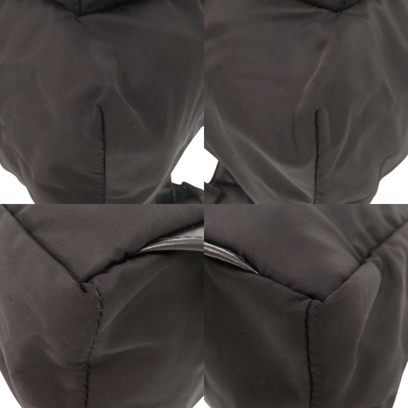 Versace Gianni Logo Nylon Black Backpack