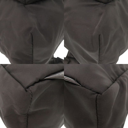 Versace Gianni Logo Nylon Black Backpack
