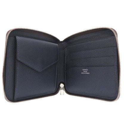 Hermes Zipengo Verso Bifold Wallet Compact Color Gold [category] Men's