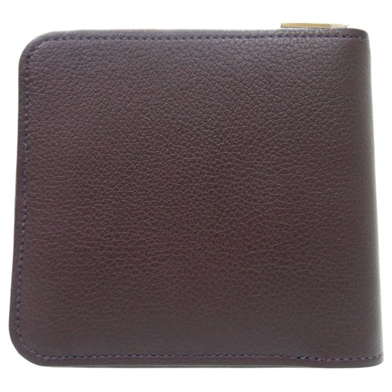 Hermes Zipengo Verso Bifold Wallet Compact Color Gold [category] Men's