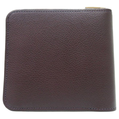Hermes Zipengo Verso Bifold Wallet Compact Color Gold [category] Men's