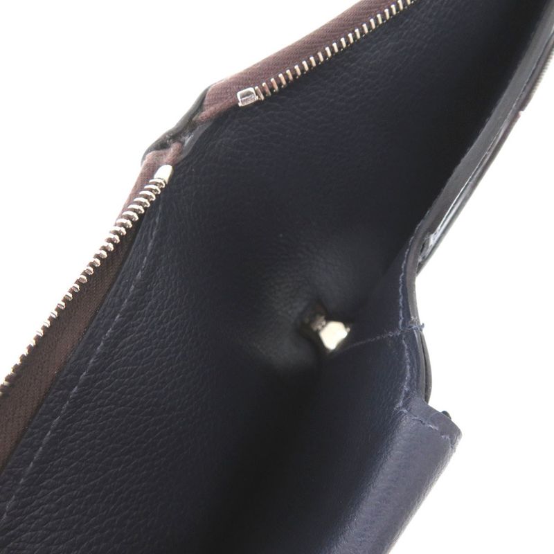 Hermes Zipengo Verso Bifold Wallet Compact Color Gold [category] Men's
