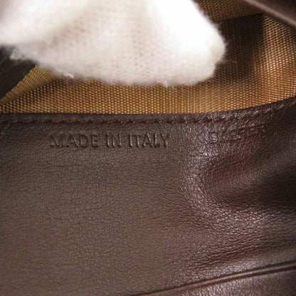 Bvlgari Logomania Denim Leather Brown Bifold Wallet