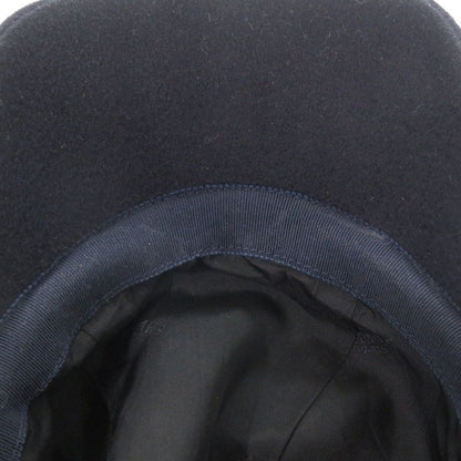 Hermes Cashmere Acetate Navy Cap Hat