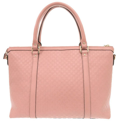 Gucci Micro Guccissima Leather Pink 2-Way Tote Shoulder Bag