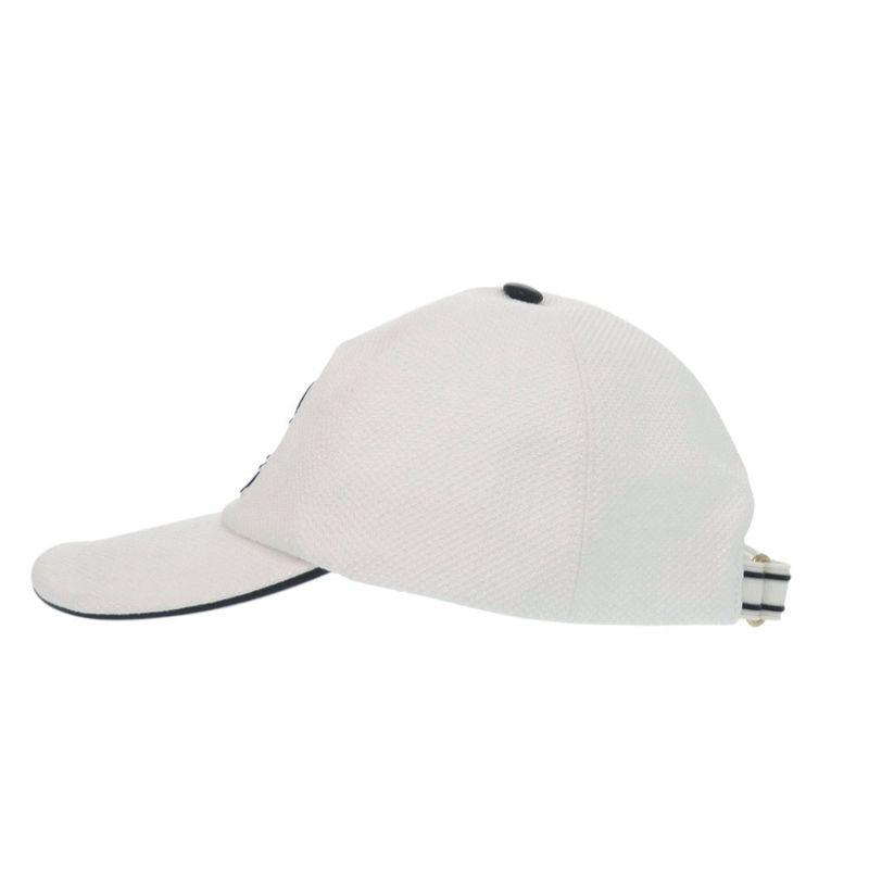 Dior D Player Vibe Baseball Cap Cotton White Hat