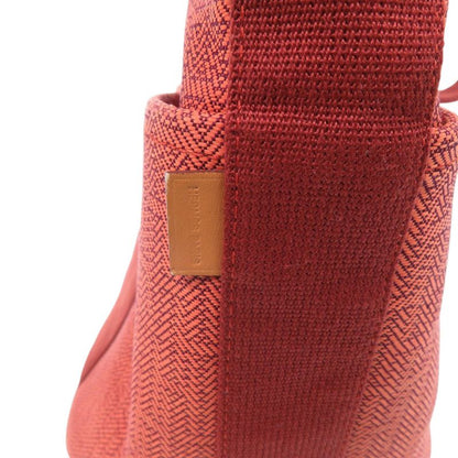 Hermes Saxo MM Toile Ash Orange Handbag